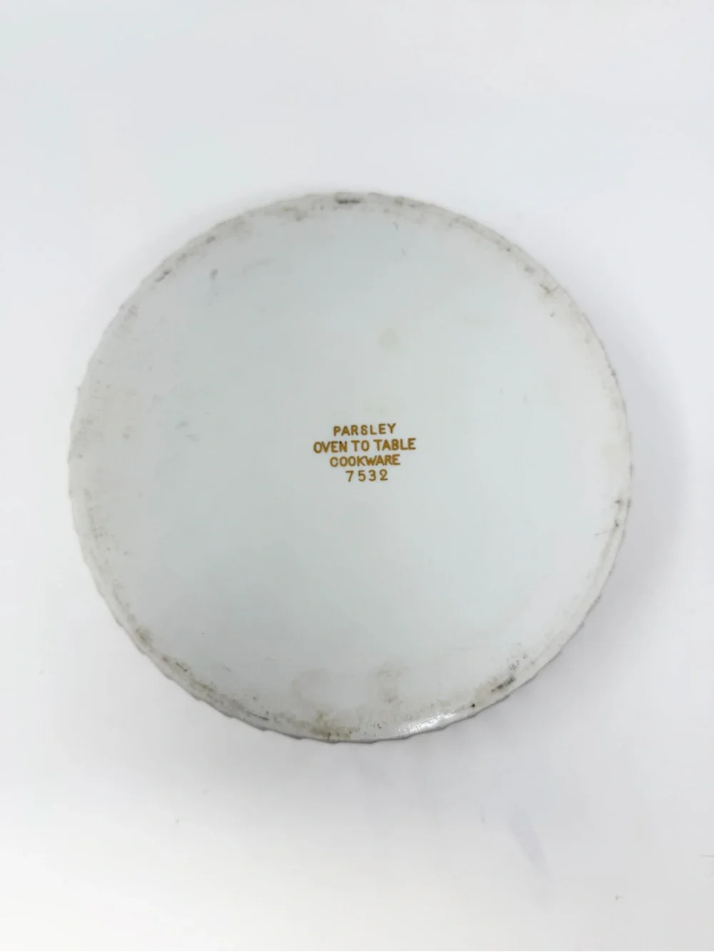 Andrea By Sadek Parsley Oven to Table Baking Dish Cookware 7532 Gold Accent